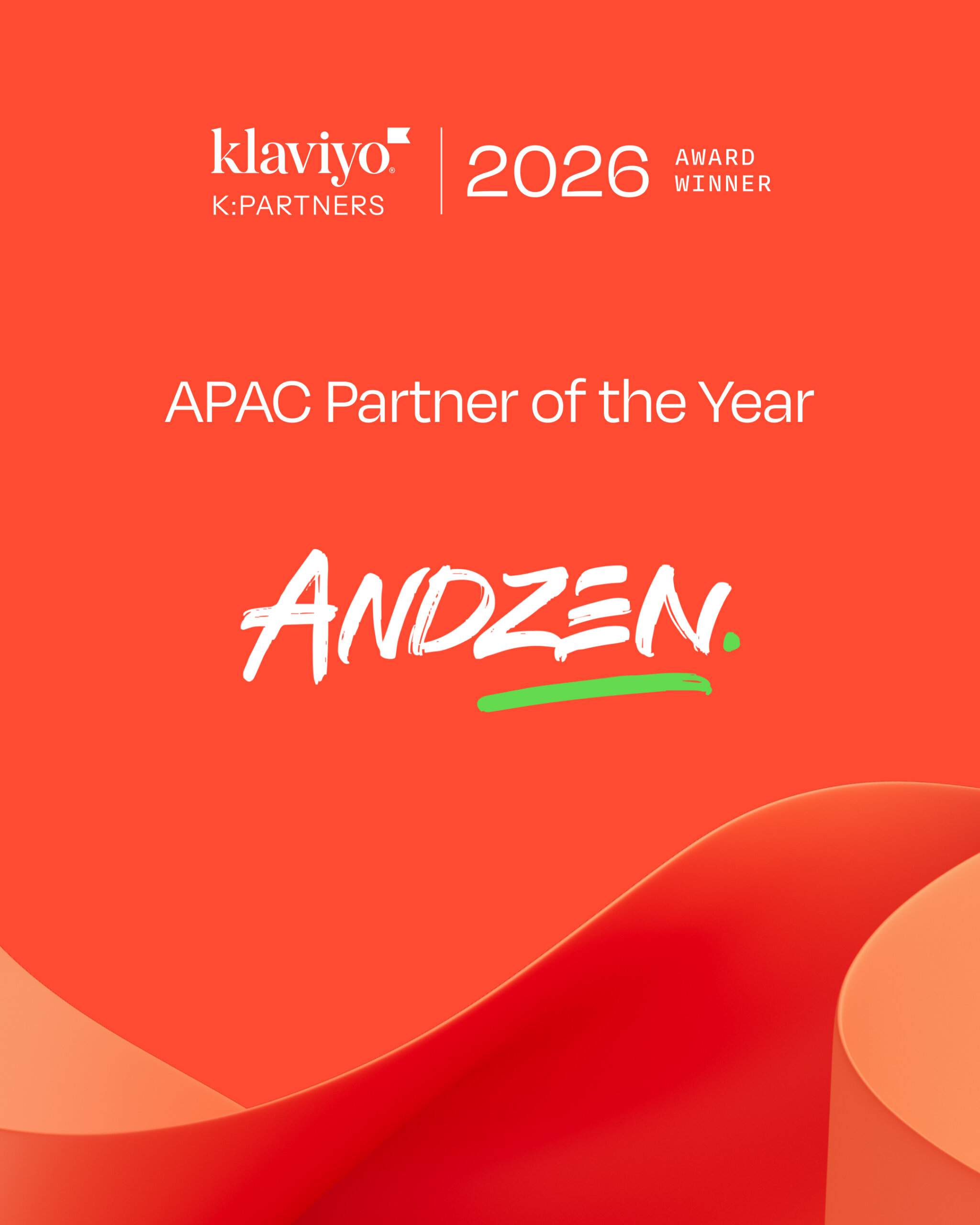 Andzen wins agency partner of the year again in 2026 - Back to Back